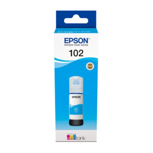 Image of INK EPSON C13T03R240 CIANO Flacone da 70ml x EcoTank ET-2700 ET-2750 ET-3750 ET-4750 ET-2850 ET-3850 ET-4850 ET-15000075