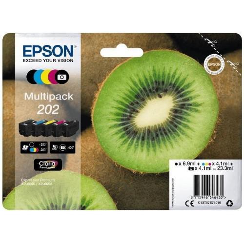 Image of MULTIPACK EPSON C13T02E74010 5C Kiwi x XP-6000 XP-6005 XP-6100075