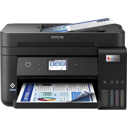 Image of MULTIFUNZIONE EPSON EcoTank ET-4850 A4 33/20PPM 250FF FAX ADF LAN WiFi USB Epson Connect Display LCD