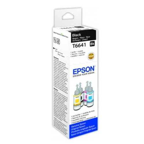 Image of INK EPSON C13T664140 NERO Flacone da 70ml X EcoTank L300 L355 L555 ET-2500 ET-2550 ET-2600 ET-2650 ET-4500 ET-14000