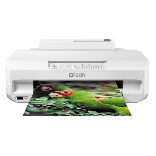 Image of STAMPANTE EPSON XP-55 A4 6C 6INK 9.5/9PPM DUPLEX Fotografica,stampa su CD/DVD, WiFi USB2.0 Epson Connect