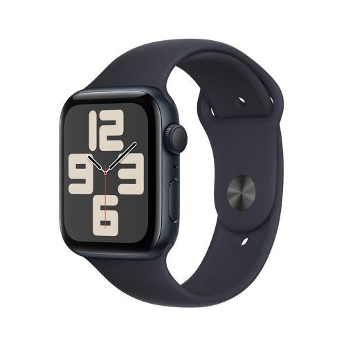 Image of APPLE WATCH MRE73QL/A SE GPS 44mm Midnight Aluminium Case with Midnight Sport Band - S/M