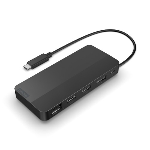 Image of Lenovo USB-C Dual Display Travel Dock with 100W Adapter_EU - 40B90100EU075