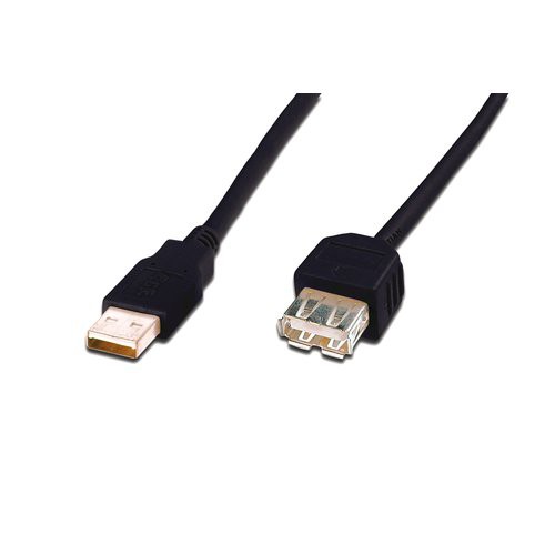 Image of CAVO DIGUTS USB 2.0 A TO USB A, M/F, 5MT, (PROLUNGA), NERO, LP8152B075