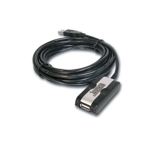 Image of EXTENDER DIGITUS USB A TO USB A, M/F, 5MT, portata massima fino a 10mt, (PROLUNGA) NERO, DA70130075