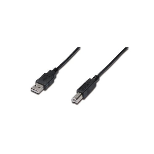 Image of CAVO DIGITUS USB 2.0 A TO USB B, M-M, 1,8MT, (TIPO STAMPANTE), NERO, AK6722075