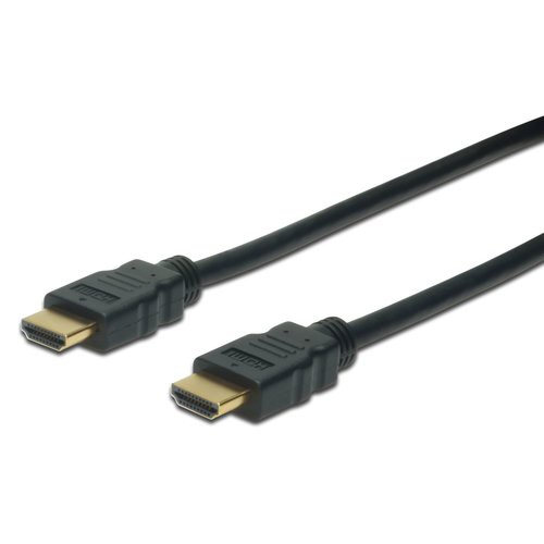 Image of CAVO DIGITUS HDMI TO HDMI, M/M, 1MT, CONNETTORI DORATI, NERO, AK330107010S