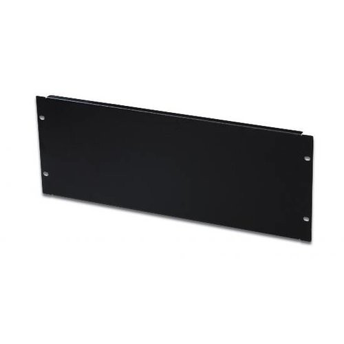 Image of PANNELLO CIECO 4 UNITA' PER CHIUSURA SPAZI VUOTI IN ARMADI RACK 19" VITI INCLUSE NERO075