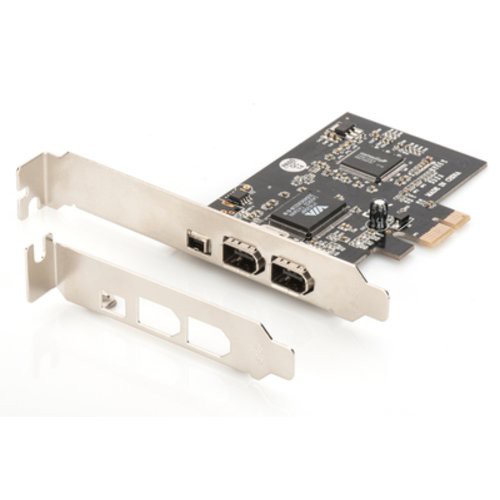 Image of SCHEDA AGGIUNTIVA DIGITUS PCI EXPRESS 2+1 PORTA FIREWIRE IEEE1394A CON STAFFA NORMALE + LOW PROFILE075