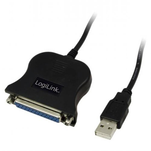 Image of CAVO LINK USB A TO PARALLELO 25poli, M/F, 1,50MT, NERO, E20010075