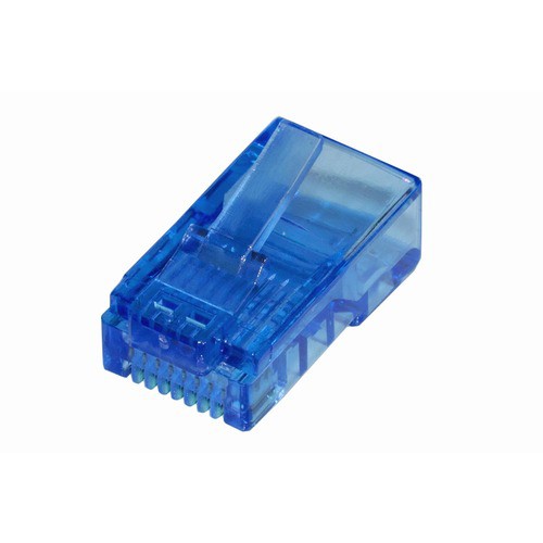 Image of PLUG LINK RJ45 CAT 5E UTP NON SCHERMATO - Confezione 100pz Colore BLU075