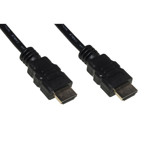 Image of CAVO LINK HDMI TO HDMI, M/M, 5MT, 4Kx2K CON ETHERNET, CONNETTORI DORATI, NERO, LKCHDMI50075