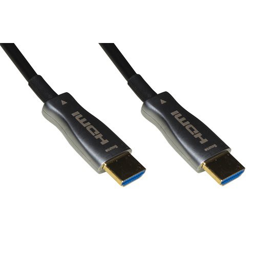 Image of CAVO LINK HDMI 2.0 TO HDMI, M/M, 30MT, AOC FIBRA OTTICA IBRIDO, HDCP, ARC, EDID 4K - 60HZ, 4:4:4, NERO, LKCHD30F075