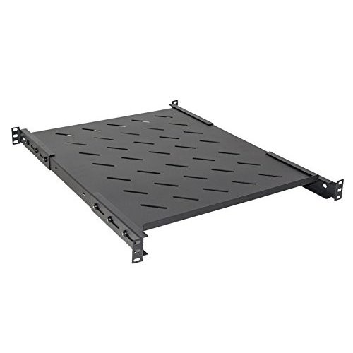 Image of RIPIANO LINK PER ARMADIO RACK 19" ALLUNGABILE 550mm CON 4 AGGANCI NERO per armadi profondi 800mm075