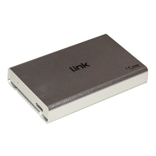 Image of BOX ESTERNO LINK USB 3.0 PER HDD SATA 2,5" FINO A 12,5 MM DI SPESSORE Alloggiamento in alluminio Colore Argento075