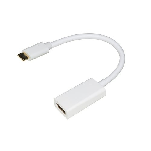 Image of ADATTATORE LINK USB-C TO DISPLAYPORT, M/F, BIANCO, LKADAT132