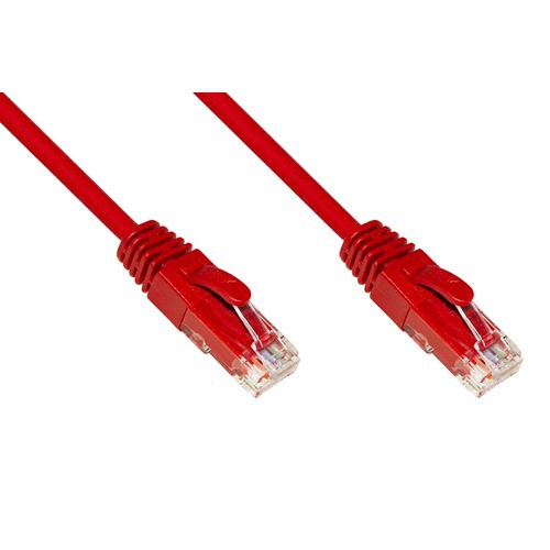 Image of CAVO RETE LINK CAT. 6A NON SCHERMATO UTP AWG24 COLORE ROSSO HALOGENFREE 1,5MT075