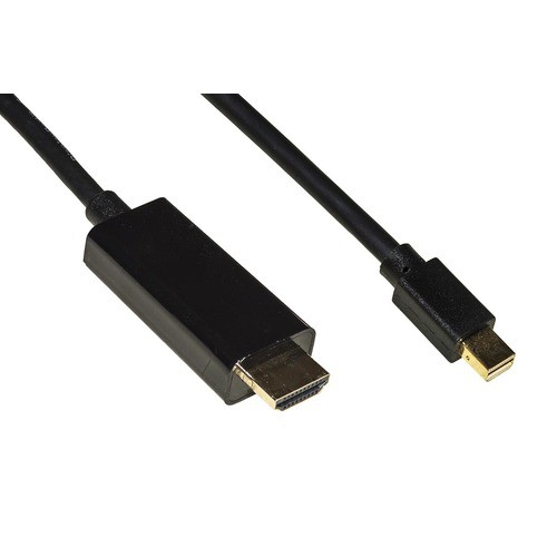 Image of CAVO LINK MINI DISPLAYPORT 1.4 TO HDMI 2.0, M/M, 2MT, CONTATTI DORATI 4KX2K 60HZ 18GBPS, NERO, LKMDPH1422075