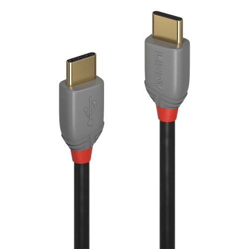 Image of CAVO LINDY USB-C 2.0 TO USB-C, M/M, 3MT, Anthra Line, NERO, 36873075