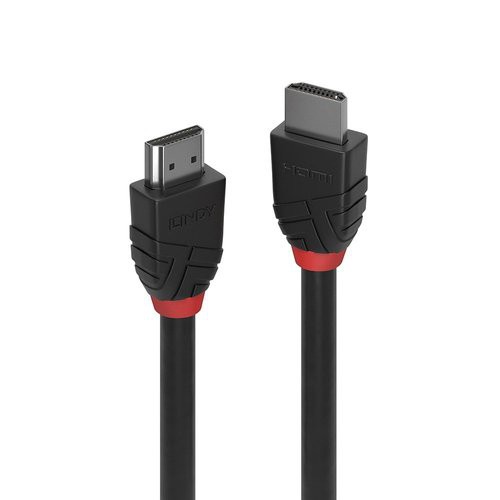 Image of CAVO LINDY HDMI 2.0 TO HDMI, M/M, 1MT, High Speed "Black Line", 4K, NERO, 36471