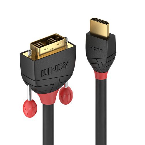 Image of CAVO LINDY HDMI TO DVI-D(18+1), M/M, 3MT, "nero Line", NERO, 36273075