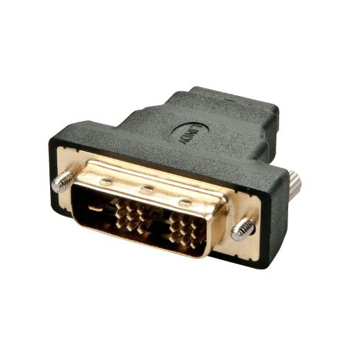 Image of ADATTATORE LINDY DVI 19PIN TO HDMI, M/F, NERO, 41228075