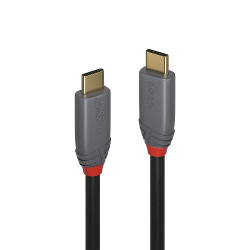 Image of CAVO LINDY USB-C 3.2 TO USB-C, M/M, 1,5MT, 20Gbit/s,Anthra Line, NERO, 36902075