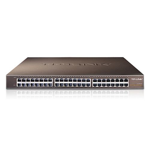 Image of SWITCH TP-LINK TL-SG1048 48P LAN GIGABIT DESKTOP 10/100/1000Mbps RACKMOUNTABLE RJ45 CASE ACCIAIO075