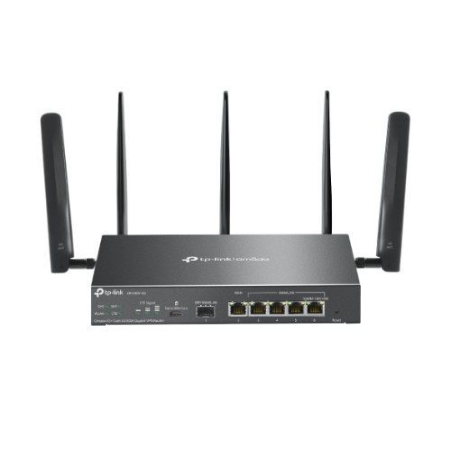 Image of ROUTER TP-LINK ER706W-4G GIGABIT VPN 4G AX3000 1P Gigabit SFP WAN/LAN,1P Gigabit RJ45 WAN,4P GigabitWAN/LAN RJ45 1Nano SIM slot075