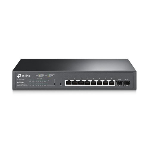 Image of SWITCH TP-LINK TL-SG2210MP 10P LAN GIGABIT:8P PoE+ + 2p SFP 802.3at/af, 150 W PoE Power comp con OMADA SDN Controller075