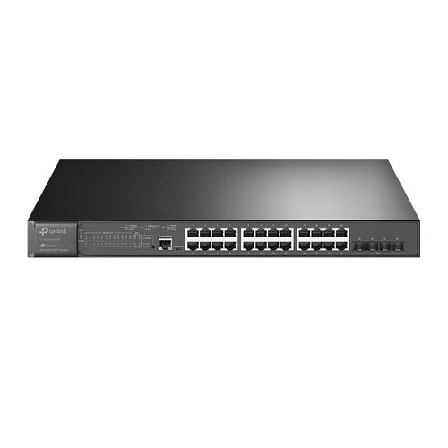 Image of SWITCH TP-LINK TL-SG3428XMP JETSTREAM 24P GIGABIT PoE L2+ Managed 4P 10GE SFP+, RJ45/Micro-USB Console Port, 1U 19-inch Rack-mou075