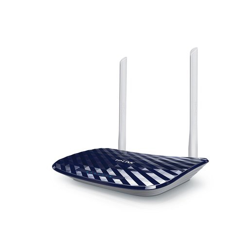 Image of ROUTER TP-LINK AC750 Archer C20 V4 WIRELESS Dual Band 433Mbps a 5GHz + 300Mbps a 2.4GHz, 1 10/100M WAN + 4 10/100M LAN 3 Antenne075