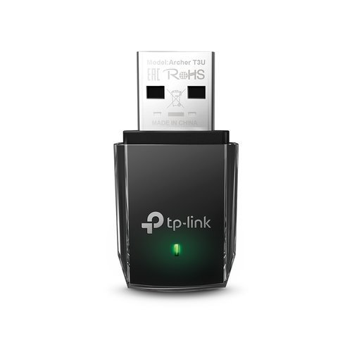 Image of ADATTATORE WIRELESS TP-LINK Archer T3U AC1300 DUAL BAND USB 3.0 1T1R 867Mbps a 5Ghz+400Mbps a 2.4Ghz, 802.11ac/a/b/g/n 1ant int.075