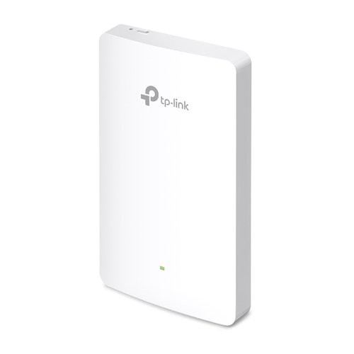 Image of ACCESS POINT WIRELESS TP-LINK EAP615-Wall AX1800 Wall-Plate GIGABIT DUAL BAND WIFI6 4P GIGA RJ45, MU-MIMO,2ANT.INT OMADA SDN