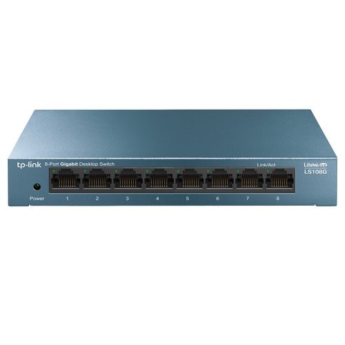 Image of SWITCH TP-LINK LS108G 8P LAN GIGABIT SWITCH 10/100/1000Mbps RJ45 CASE METALLICO075