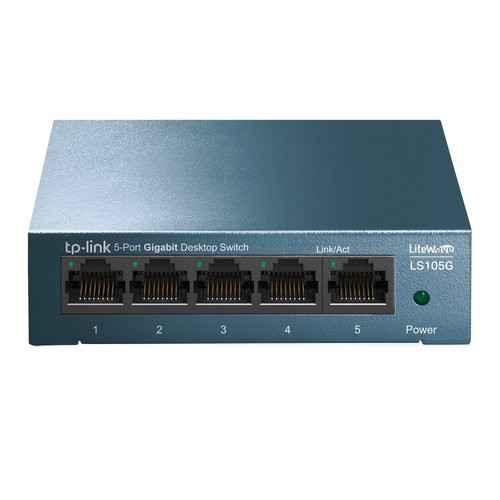 Image of SWITCH TP-LINK LS105G 5P LAN GIGABIT SWITCH 10/100/1000Mbps RJ45 CASE METALLICO075