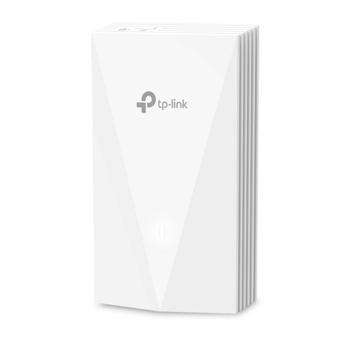 Image of ACCESS POINT WIRELESS TP-LINK OMADA EAP655-Wall GIGABIT AX3000 Wi-Fi 6 Wall-Plate Dual-Band 4P GIGABIT ,802.3AF/AT POE, MU-MIMO