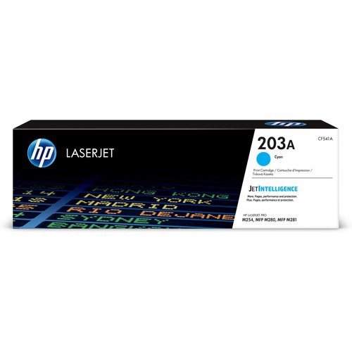 Image of TONER HP CF541A N.203A Ciano 1.300PP X LASERJET M254NW M254DW M280NW M281FDN M281FDW075