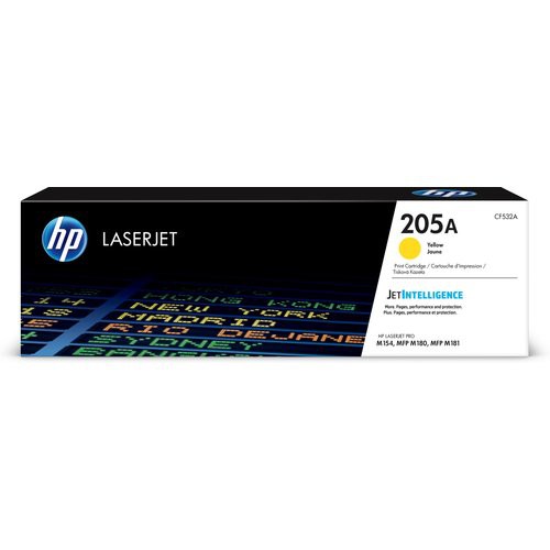 Image of TONER HP CF532A N.205A Giallo 900PP X LASERJET M180N M181FW075