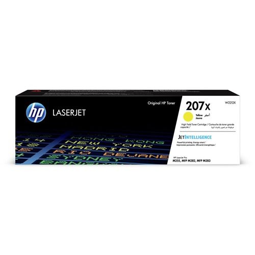 Image of TONER HP W2212X N.207X Giallo 2.450PP X LASERJET M255DW M283FDN M283FDW M282NW075