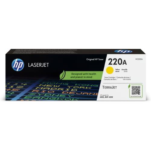 Image of TONER HP W2202A N.220a Giallo 1.800PP x M4302fdw M4302dw M4302fdn M4202dn M4202dw075