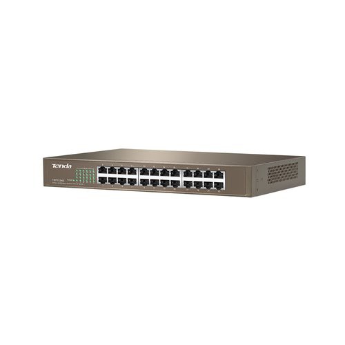 Image of SWITCH TENDA TEF1024D 24P LAN DESKTOP 10/100M RJ45 CASE METALLICO RACKMOUNTABLE075