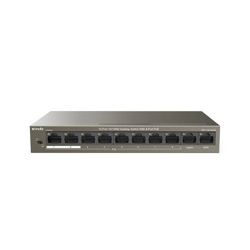 Image of SWITCH TENDA TEF1110P-8-63W 8P LAN DESKTOP 10/100M 8P FE(PoE)+2P FE(Data+NVR)075