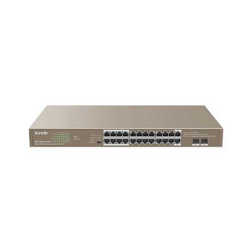 Image of SWITCH TENDA TEG1126P-24-410W 24P GIGABIT 10/100/1000 POE 2P SFP UNMANAGED Potenza PoE 370W075