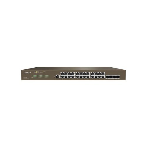 Image of SWITCH TENDA TEG5328F 24P GIGABIT 10/100/1000 RJ45 +4P SFP +1P Console L3 MANAGED 1U 19-inch rack-mountable075