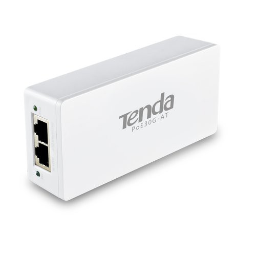 Image of ADATTATORE POE INJECTOR TENDA POE30G-AT IEEE 802.3AT 2P GIGA RJ45 - 100M POE EXTENSION- ALIM.30W075