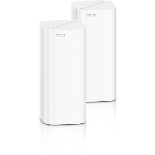 Image of ROUTER TENDA NOVA EX12-2 2PACK AX3000 Whole Home Mesh Wi-Fi 6 System-160MHz Bandwidth,1.7GHz Quad-Core CPU,RAM 256MB DDR3075