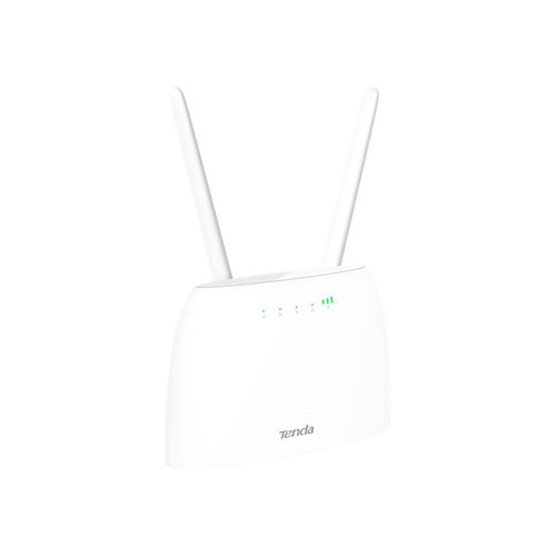 Image of ROUTER TENDA 4G06 300Mbps Wireless N300 4G LTE VOLTE CAT.4 Supp FDD LTE/TDD-LTE/WCDMA/GSM 1P GE WAN/LAN,1P GE LAN 2FF SIM 1P RJ1075