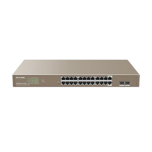 Image of SWITCH IP-COM G3326P-24-410W 24P GIGABIT Base-T+2P Base-X SFP CLOUD MANAGED PoE budget tot. 410W075