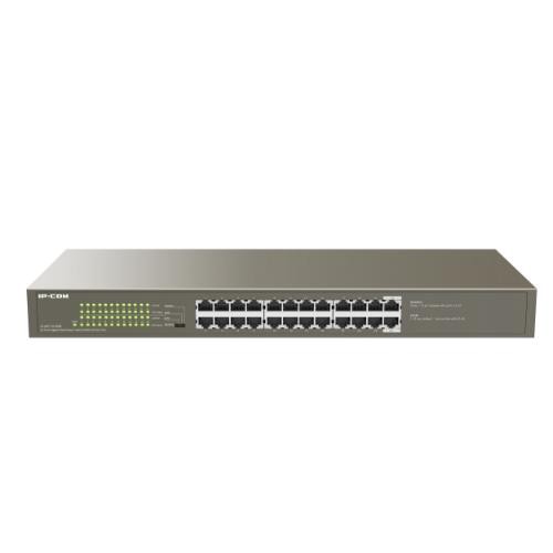 Image of SWITCH IP-COM G1124P-24-250W 24P GIGABIT PoE UNMANAGED 1U,19-inch Rack-mountable075